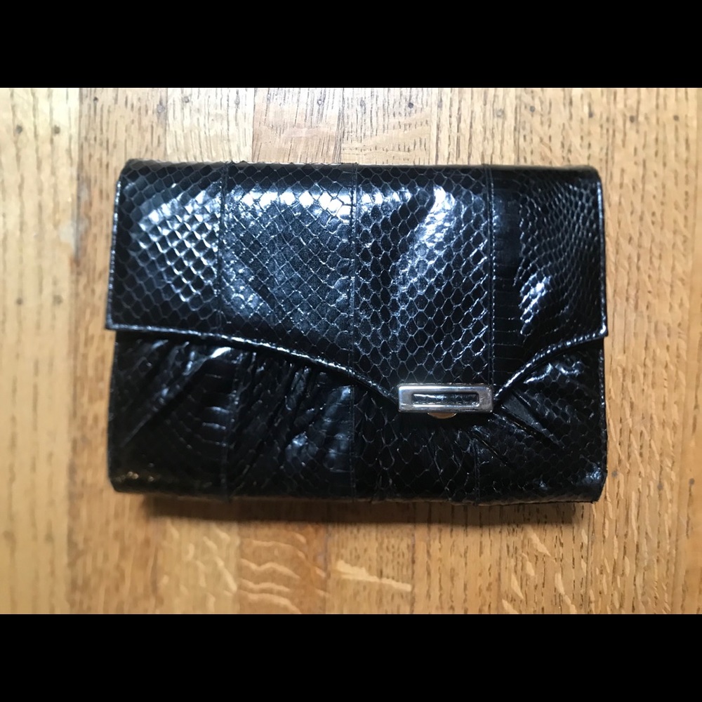 Vintage Henri Fensteur Leather purse with strap